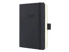 Dagagenda Conceptum A6 2027 (NL/FR/EN/DU) zwart Softcover