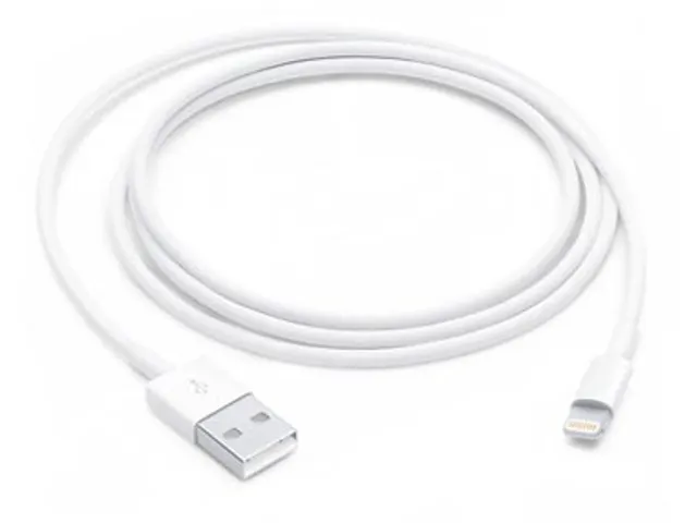 kabel, Lightning (8-pin) naar USB-A, 1 m, wit