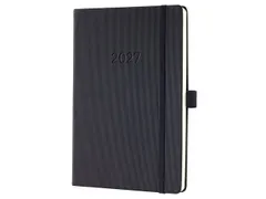 Weekagenda Conceptum A5 2027 (NL/FR/EN/DU) zwart Hardcover