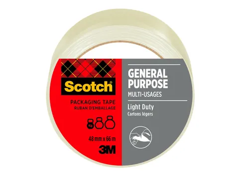 Verpakkingstape Scotch 4501T66 48mmx66m transparant