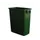 Multifunktionele Bak Pp 590x560x280mm 60 liter 2 Grepen Groen
