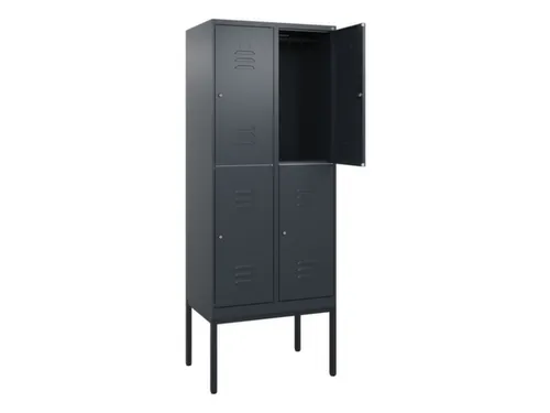 dubbeldekse locker,HxBxD 2120x800x500mm,2x2vak.,vak B 400mm