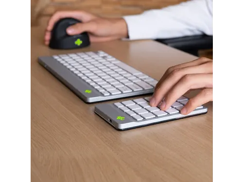Numeriek Toetsenbord R-Go Numpad Break Draadloos Wit