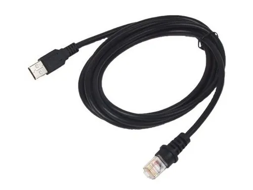 Kabel USB-A TPUW 2 meter Straight Zwart