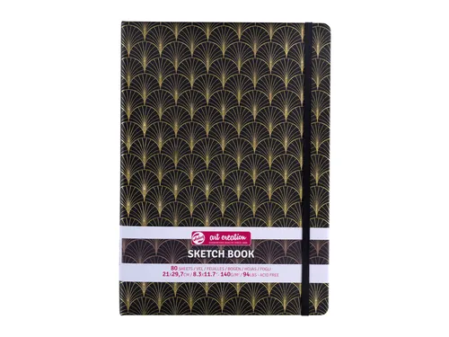 Schetsboek Talens Art Creation 80 vel 140gr 210x297mm art deco