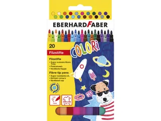 Viltstift Efa Uitwasbaar In 20 Kleuren. - 1