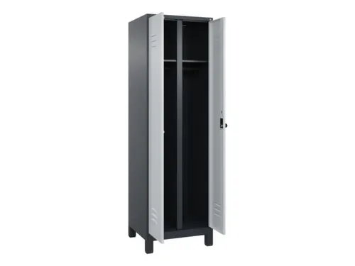 locker voor scheiding van kleding,HxBxD 1950x600x500mm,2vak