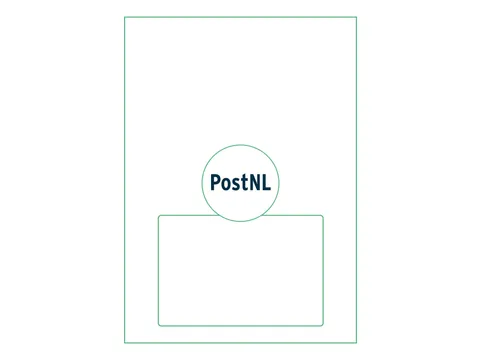 Retourlabel POSTNL label A4 150x100mm 100 Vel