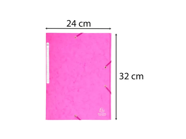 Elastomap Maxi capacity glanskarton 425gm² A4 Roze