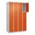 lockerkast,HxBxD 1850x1200x500mm,4x3vakken,vak B 300mm,cil.-slot
