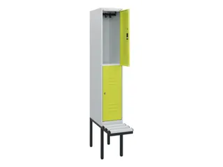 Dubbeldekse dekenkist,HxBxD 1950x300x815mm,1x2vak.,vak B 300mm - 2