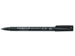 Viltstift Staedtler OHP Lumocolor 317 Medium 1.0mm Zwart