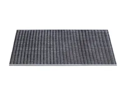 schoonloopmat,v. binnen/buiten,LxB 785x1585mm,zwart/zilverkleurig