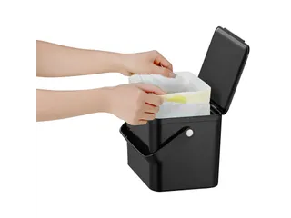 Afvalbak Deco Food Waste Caddy 4 Liter Zwart - 4