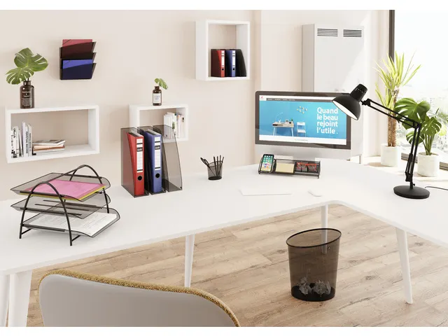 bureaulamp Architect zwart 7 W verstelbare dubbele arm