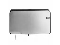 CMT Quartz Toiletrolhouder Mini Duo Jumbo Zilver