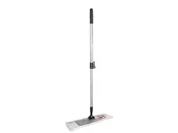 brede mopset,B 400mm,microvezel-mop,aluminium-steel,mop wit/blauw