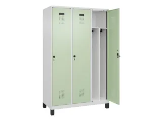 locker voor scheiding van kleding,HxBxD 1950x1200x500mm,3vak - 1