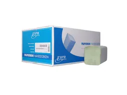 Handdoekpapier P50668 Euro Z-fold groen 2-Laags 23x25cm 3200 Stuks