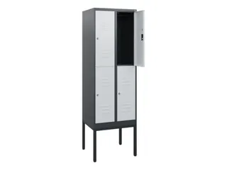 dubbeldekse locker,HxBxD 1950x600x500mm,2x2vak.,vak B 300mm - 2