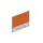 baliepaneel v. bureau aanbouw links MP-lichtgrijs BN3012-oranje 600mm