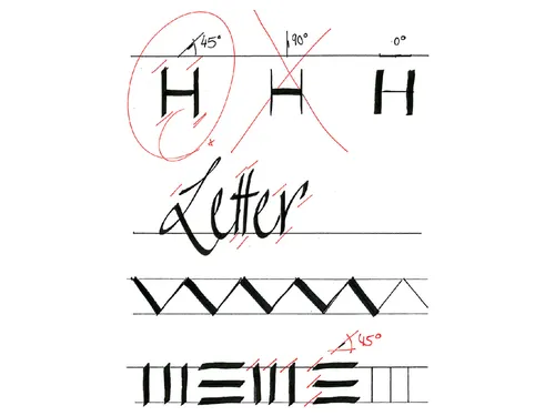Kalligrafiepen edding 1255 zwart 3.5mm