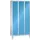 garderobekast,HxBxD 1850x900x500mm,3vak,vak B 300mm,cil.-slot,voeten