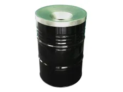 Afvalbak The Binbin Met Vlamvertragend Deksel 200 Liter Zwart