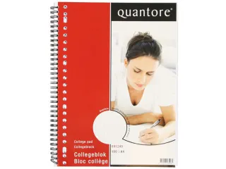 Collegeblok Quantore A4 ruit 5mm 23-gaats 100vel 70gr - 2