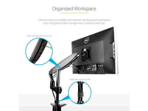 Bureau Monitor Arm voor Enkele VESA-display tot 32 inchof 49 inch Ultr