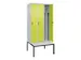 locker voor scheiding van kleding,HxBxD 2120x900x815mm,3vak