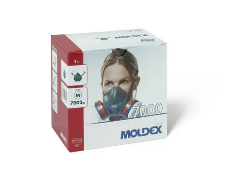 Moldex herbruikbaar halfgelaatsmasker serie 7000 TPE EasyLock maat S