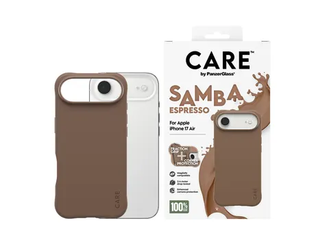 PanzerGlass CARE by Samba Case Espresso w. MagSafe iPhone Air, H
