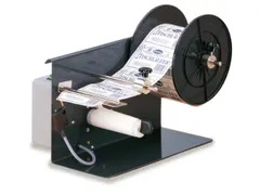 Elektrische Etiketdispenser,V. Voorgesneden/Geponste Etiketten