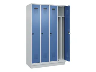 locker voor scheiding van kleding,HxBxD 1950x1200x500mm,4vak - 1