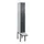 Z-garderobekast,HxBxD 2120x300x815mm,2vak,vak B 300mm,cil.-slot