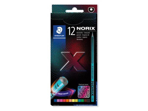 Staedtler NORIX-kleurpotloden Smart Design set 12 kleuren