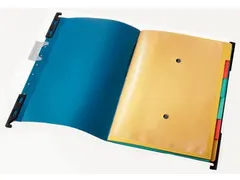 Alpha Mobiele Hangmap A4 Divide-It-Up V-Bodem Blauw