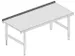 tableau arrière,p. table d'emballage,HxlxP 40x2000x40mm,acier,RAL3003