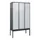 dubbeldekse locker,HxBxD 2120x1200x500mm,3x2vak.,vak B 400mm,cil.-slot