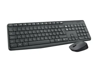 Logitech MK235 toetsenbord Inclusief muis USB QWERTZ Duits Grijs - 7