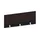 baliepaneel,v. bureau,aanbouw achter,B 1200mm,CC-zwart,BN2036-bruin