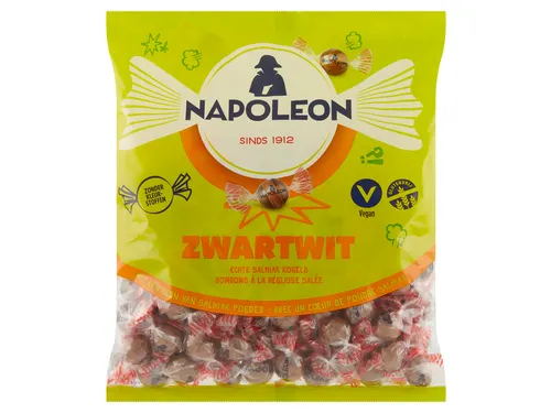 Snoep Napoleon zwart wit zak 1kg
