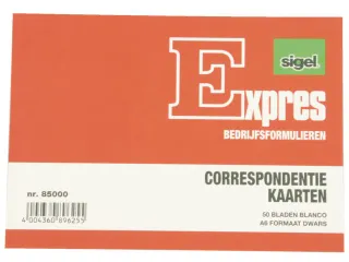 Correspondentiekaart Sigel Expres A6 blanco ivoorkarton pak à 50 stuk - 2