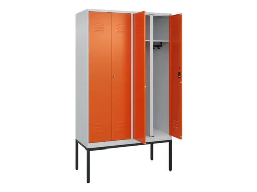 locker voor scheiding van kleding,HxBxD 2120x1200x500mm,4vak