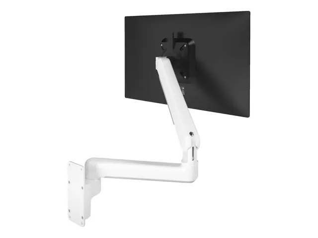 Viewprime Plus Monitorarm Gasgeveerd Met Wandbevestiging Wit