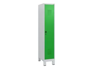 schoollocker,HxBxD 1630x300x500mm,1vak,vak B 300mm,draaigrendel,voeten - 2