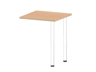 aanbouwtafel,i.h.v.,HxBxD 720-840x600x600mm,NE-esdoorn - 1