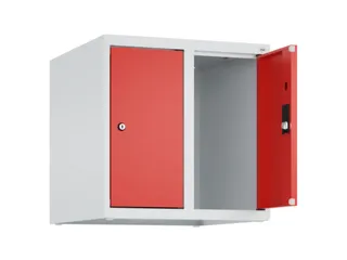 opzetkast,v. locker,2vak.,vak B 250mm,HxBxD 500x500x500mm,vleugeldeur - 2