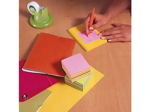 Memoblok 3M Post-it 2028 76x76mm kubus pastel roze